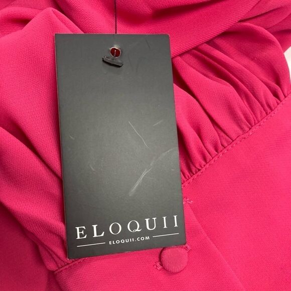 ELOQUII Sheer Tunic Top Pink Size 28Machine Wash 100% Polyester New without tags - Picture 11 of 12